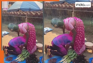 Mother receives news of son's CRPF selection at her roadside vegetable stall; heartwarming video goes viral | Watch