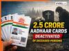 UIDAI deactivates 2.5 crore Aadhaar numbers linked to deceased citizens - Here’s why