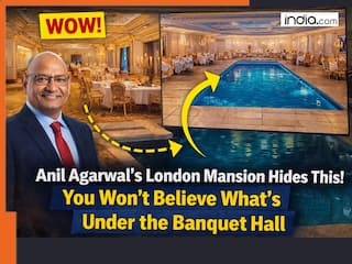 Anil Agarwal’s London home is not ordinary - Watch how a grand banquet hall transforms into a swimming pool