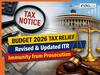 Budget 2026 brings big relief with revised ITR, updated returns and immunity from prosecution