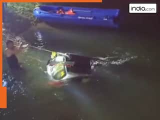 'Someone please break down the gate...': 3 men die after car falls into a canal in Madhya Pradesh