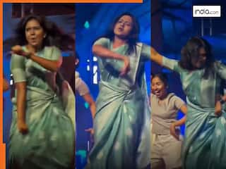 Dance Ka Video: डांस में बच्चों पर ही भारी पड़ गई टीचर, प्रभुदेवा के गाने पर धर्राटे काट दिए | देखें वीडियो