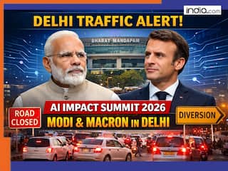 Delhi Traffic advisory today: Major road curbs as PM Modi, Macron attend AI impact summit 2026 - Check routes to avoid