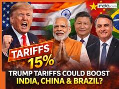 Will Donald Trump's new 15 percent US tariff policy boost India, China and Brazil? Here's what report suggests