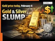 Gold price today, February 6 Live: Gold, silver slide sharply as strong US Dollar weighs on metals, Check rates in Delhi, Mumbai, Kolkata, Chennai, Surat