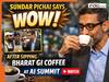 Sundar Pichai pauses high-level AI talks – reason was…, WATCH what he says after sipping Bharat GI coffee