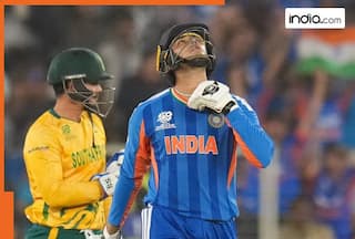 WATCH: Abhishek Sharma ends duck streak with stylish boundary but falls early in IND vs SA T20 World Cup 2026