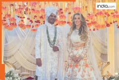WATCH: Shikhar Dhawan marries Sophie Shine, video from Varmala ceremony goes viral