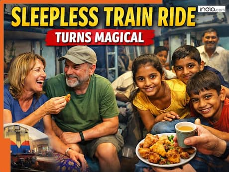 Sleeper class surprise! What happened during a 7 hour Indian rail journey that Canadian tourists will never forget | Watch video