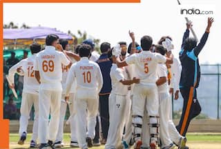 WATCH: Chief Minister Omar Abdullah celebrates with team after Jammu and Kashmir end 67-year wait for maiden Ranji Trophy Title