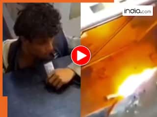 Video: च्विंगम समझ मोबाइल की बैटरी चबाने लगा लड़का, अचानक हुआ जोरदार धमाका...बुरी तरह झुलस गया बेचारा!