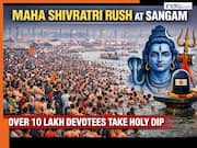 Over 10 lakh devotees take holy dip at Prayagraj’s sangam on Maha Shivratri, Magh Mela concludes with massive rush