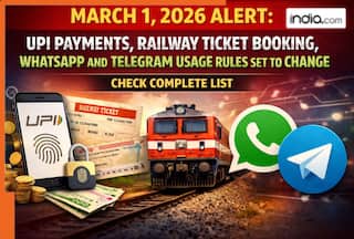 March 1, 2026 Alert: UPI payments, Railway Ticket Booking, WhatsApp and Telegram usage rules set to change; check complete list