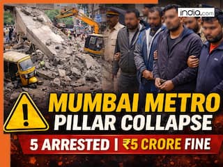 Mumbai Metro pillar collapses in Mulund: 1 dead, several injured, firm fined Rs 5 crore, engineer suspended