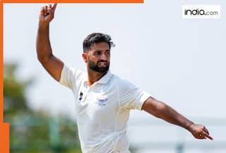 WATCH: Auqib Nabi creates HISTORY in Ranji Trophy final vs Karnataka, Delhi Capitals star puts Jammu and Kashmir on cusp of glory