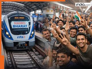 Namo Bharat RRTS creates history as over 1 Lakh passengers ride Delhi-Meerut corridor on its first full day of operations