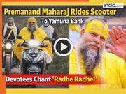 Premanand Maharaj chooses scooter over car for Yamuna Bank visit, devotees echo ‘Radhe Radhe’ | Watch Viral video