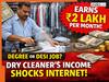 “Presswale bhaiya earns ₹2 Lakh a Month!” Internet goes wild over dry-cleaning business | Watch video