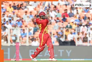 WATCH: 6, 6, 6, 6… Romario Shepherd smashes EXPLOSIVE fifty on comeback from injury, rescues West Indies in Super 8 match vs South Africa
