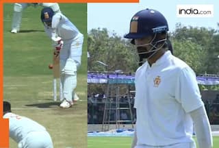 WATCH: Star player from DC Auqib Nabi stuns THIS star India cricketer in Ranji Trophy Final, video goes viral