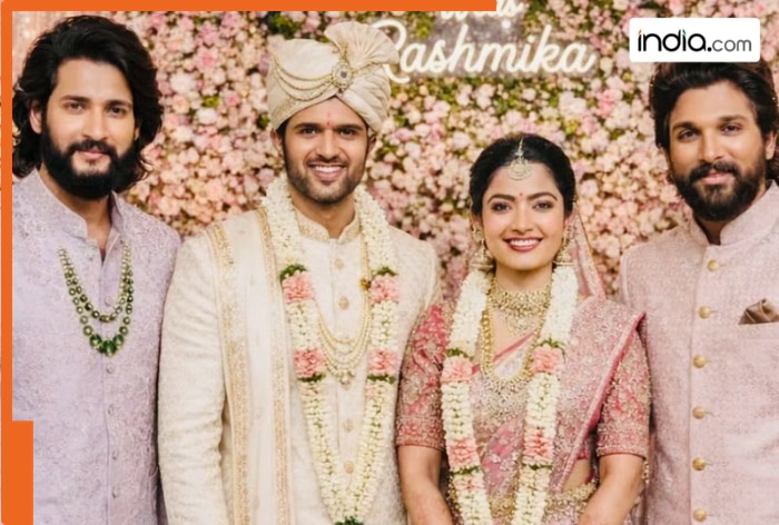 Virosh Wedding: Is viral photo of Rashmika Mandanna and Vijay Deverakonda posing with Mahesh Babu and Allu Arjun genuine? Here's the actual truth