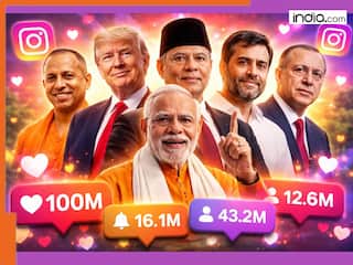 Top 5 leaders with the most Instagram followers after PM Modi; Donald Trump ranks at…, Pakistan PM nowhere in the race