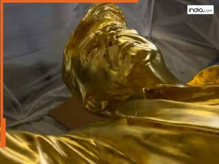 दो मंजिला ऊंची 'डॉन कोलोसस', क्यों एक साल से बेकार पड़ी ट्रंप की आदमकद मूर्ति?