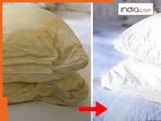 दिखता है साफ लेकिन बदबू मार रहा है तकिया? बिना पानी इन 4 तरीकों से करें साफ, एक दम चकाचका दिखेगा