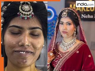 मेकअप का ऐसा खतरनाक कमाल नहीं देखा कभी, थोड़ी देर में हुस्न की परी बन गई लड़की