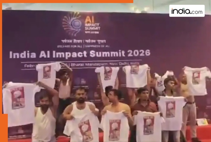 Bharat Vs Anti-India forces: BJP launches scathing attack against Rahul Gandhi after Youth Congress leaders staged topless protest at Global AI Summit
