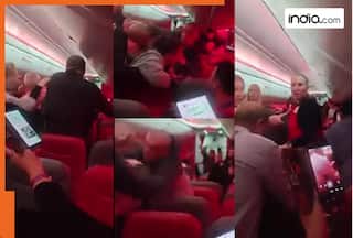 Turkey-Manchester Jet2 flight lands in Brussels after violent brawl breaks out between 2 passengers; video of tussle goes viral