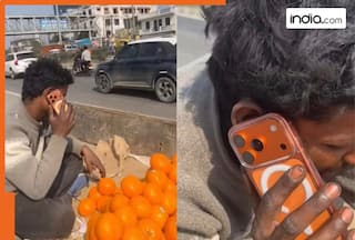 Internet goes bananas as fruit vendor flaunts Apple’s orange-coloured iPhone 17 Pro Max; check reactions