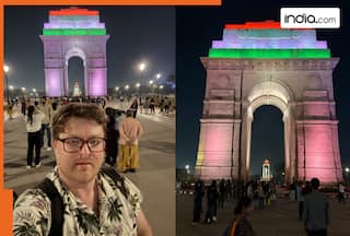 US-based founder calls Delhi’s traffic ‘insane’ as he visits India Gate after AI Summit 2026