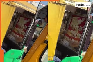 Auto driver puts jewellery for sale on display inside rickshaw; internet erupts with hilarious comments; watch viral video