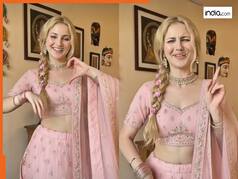 Ladki Ka Video: पिंक लहंगे में गोरी मैम ने किया गजब का डांस, देखते ही दिल हार गया इंटरनेट | देखें वीडियो