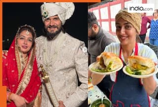 Did Vada Pav Girl, Chandrika Dixit, tie the knot again? Wedding-look photo with mystery man sparks buzz: 'Everything is scripted'