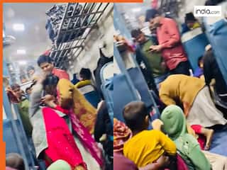 Train Ka Video: सीट के लिए दो महिलाओं में छिड़ी भयंकर जंग, एक ने खींचे बाल तो दूसरी ने उठाकर पटक दिया | देखिए