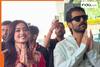 Newlyweds Rashmika Mandanna -Vijay Devarakonda leave from Udaipur Hand-in-Hand, nayi dulhan wears sindoor and flashes sparkling smile – See Pics