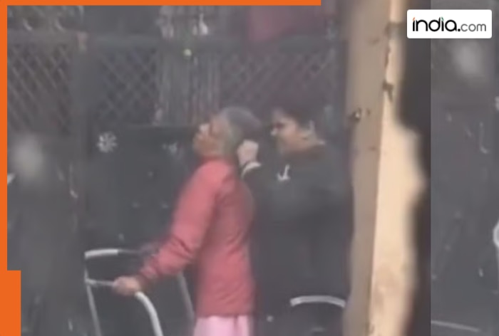 41-second viral video: Woman harasses elderly mother, pulls her hair, internet says 'Narak Me Bhi...'