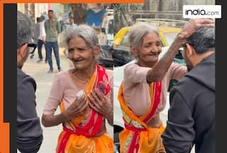 Elderly woman’s reaction to receiving cash after struggling to wash cars wins hearts online | Watch viral video