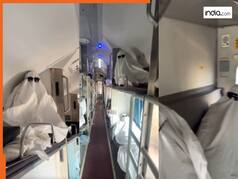 Train Ka Video: ट्रेन की पूरी बोगी में 'भूत' बनकर बैठ गए यात्री, देखते ही भाग जाएगा टीटीई | देखें वीडियो