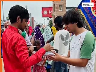 Viral Video Today: गरीब बनकर मंदिर के बाहर मांगने लगा भीख, दिन ढलने तक कर ली तगड़ी कमाई | देखें ये Video