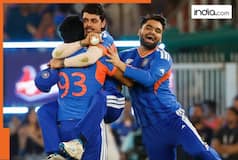 WATCH: Ishan Kishan pulls off jaw-dropping catch to dismiss Rachin Ravindra in T20 World Cup Final
