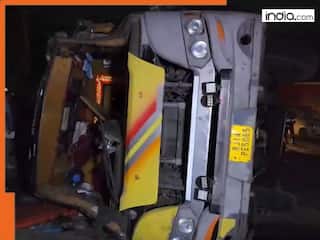 Delhi Karol Bagh Bus Accident: Rajasthan-bound double-decker overturns, 2 dead and over 20 injured | Watch video