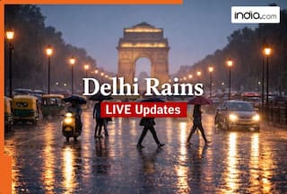 Delhi Rains Today: Yellow alert issued for Delhi, Noida, Ghaziabad, Gurugram, heavy traffic hits major roads