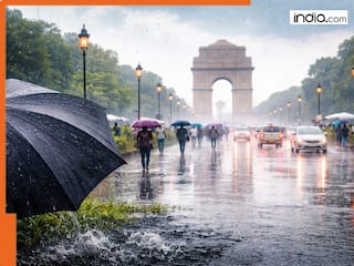 Delhi-NCR hit by rain, thunderstorm and gusty winds after scorching heat; IMD releases fresh weather alert
