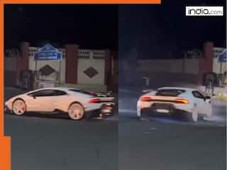 Lamborghini Huracan DRIFTS on Bengaluru’s road: What happened to driver after video goes viral on internet?