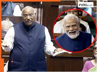 'प्यार हमसे और शादी मोदी जी से...' खड़गे ने संसद में की ऐसी बात PM भी लगाने लगे ठहाके | देखें VIDEO