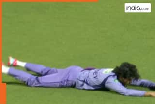 WATCH: Star player from Shah Rukh Khan's KKR pulls off a jaw-dropping catch in intra-squad match