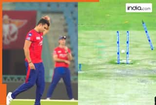 WATCH: Arjun Tendulkar's stunning yorker sends stumps CARTWHEELING through air, video goes viral